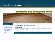 Tablet Screenshot of icanfixupmyhome.com